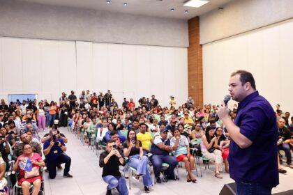 Presidente da Aleam Roberto Cidade reafirma compromisso do Legislativo Estadual com as acoes de regularizacao fundiaria Foto Herick Pereira