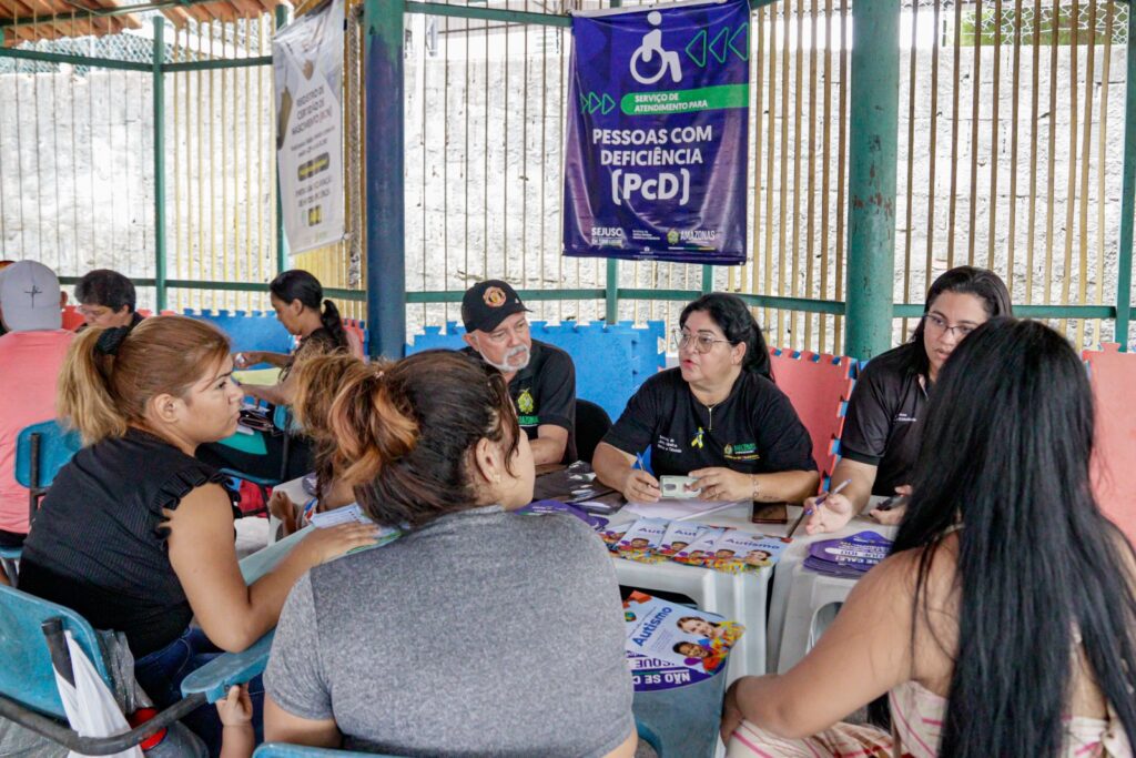 Governo do Amazonas vai emitir documentos para PcD na 1ª Corrida da Difusora de Conscientização do Autismo 2 Sejusc Atendimento a pessoas com deficiencia Foto Ygson Franca Sejusc 2 1024x683 1