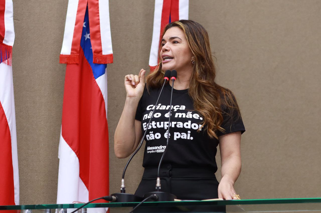 Deputada Alessandra Campelo critica PL que protege estupradores e criminaliza vitimas de estupro Foto Miguel Almeida zR1Pe1