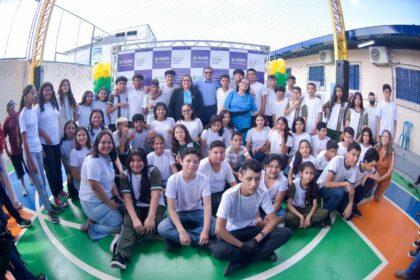 Emenda parlamentar do deputado Joao Luiz garante inauguracao de quadra coberta da Escola Agnello Bittencourt Foto Mauro Smith BCErcZ