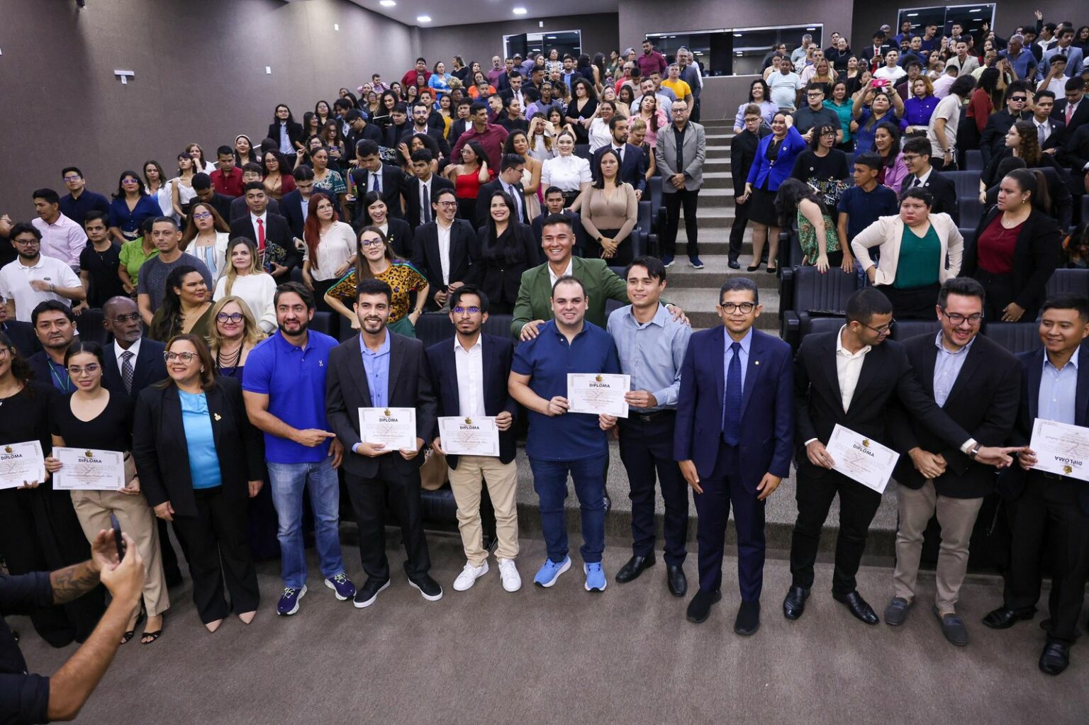Presidente Roberto Cidade destaca importancia do Parlamento Jovem para democracia durante encontro com alunos de todas as legislaturas Foto Herick Pereira ItZgjh