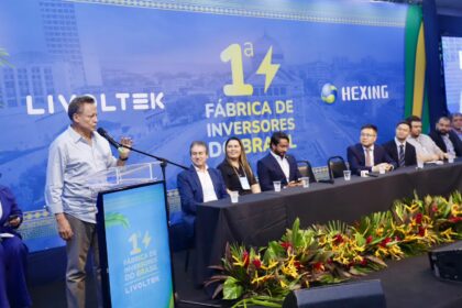 Adjuto Afonso prestigia inauguracao de fabrica de energia solar no PIM e destaca vantagem do setor no Amazonas Foto Ney Xavier kxc2ps