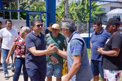 Deputado Joao Luiz participa de acao em alusao ao Dia do Pescador no Careiro da Varzea Foto Mauro Smith RwQC9k