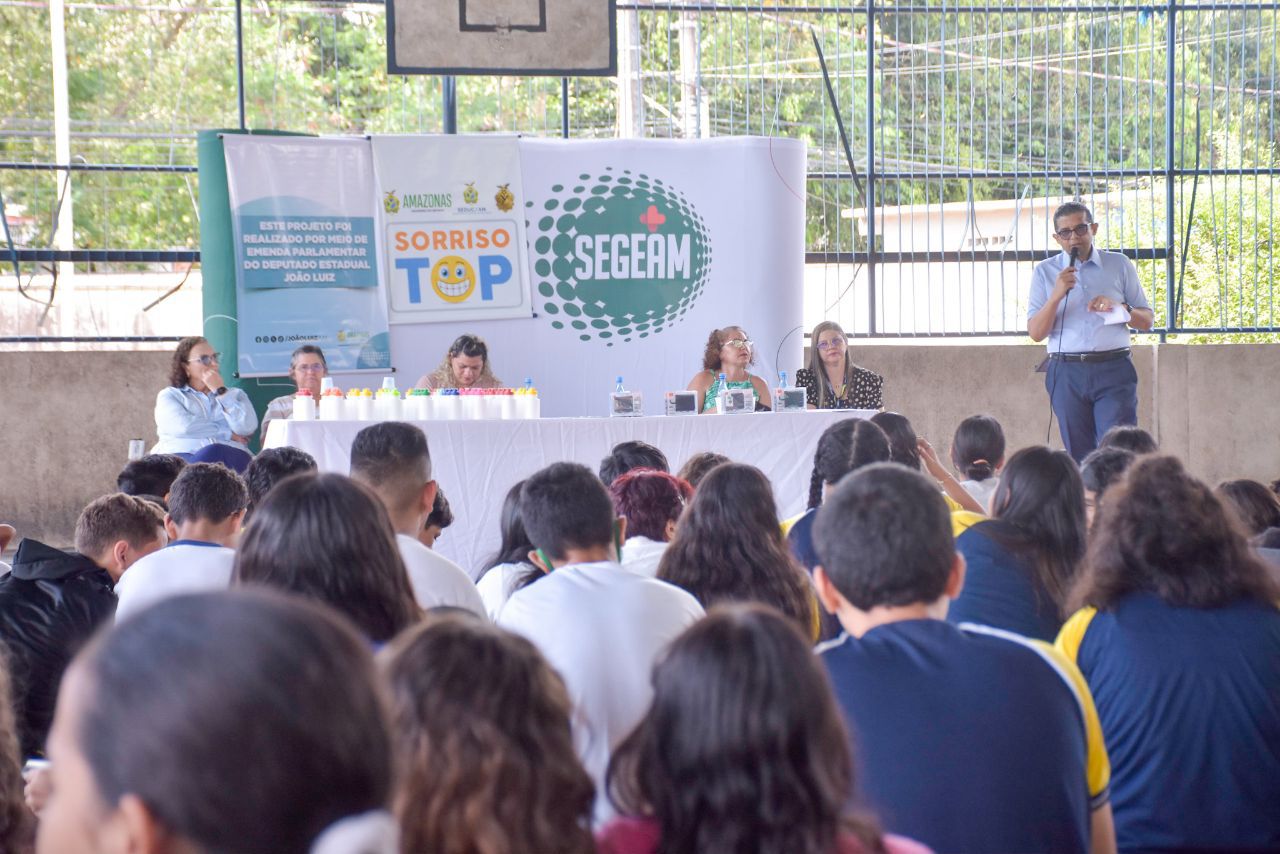 Emenda parlamentar do deputado Joao Luiz garante orientacao de saude bucal para alunos das zonas Leste e Norte de Manaus Foto Mauro Smith Ik4EGA