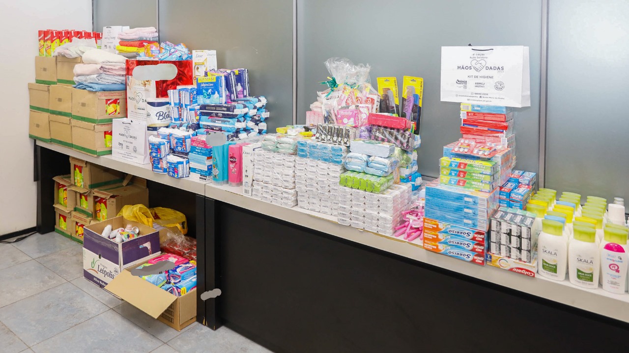 Assembleia Legislativa recebe doacoes de produtos de higiene que serao doados as mulheres vitimas de violencia domestica Foto Alberto Cesar Araujo JPW8sW