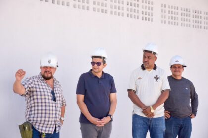 Deputado Joao Luiz vistoria obras de sua emenda parlamentar em quadras no Monte Siao Foto Mauro Smith n9Tfvn