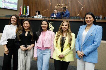 No Dia Internacional da Igualdade Feminina deputadas da Aleam reforcam compromisso pela conquista da igualdade de genero Foto Alberto Cesar Araujo g1qE8K