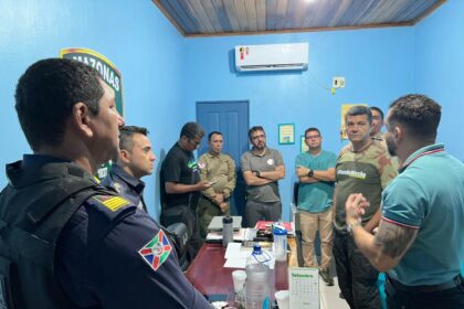 Em Humaita Comandante Dan se reune com forcas de seguranca vmvuYI