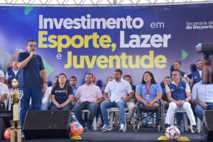 Indicativos do deputado Joao Luiz sao renovados e investimentos ao esporte sao anunciados pelo governador Wilson Lima PWdS0X