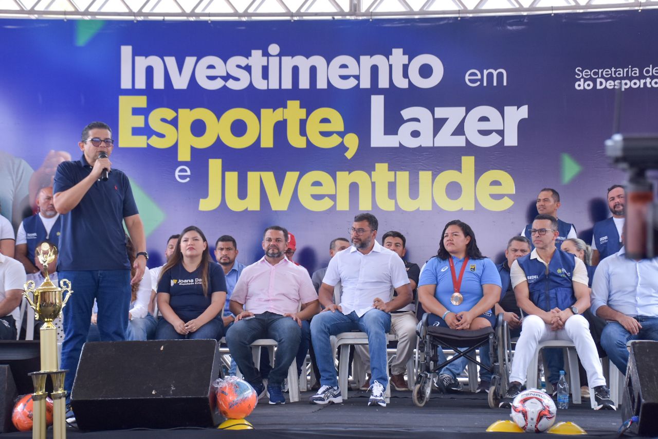 Indicativos do deputado Joao Luiz sao renovados e investimentos ao esporte sao anunciados pelo governador Wilson Lima PWdS0X