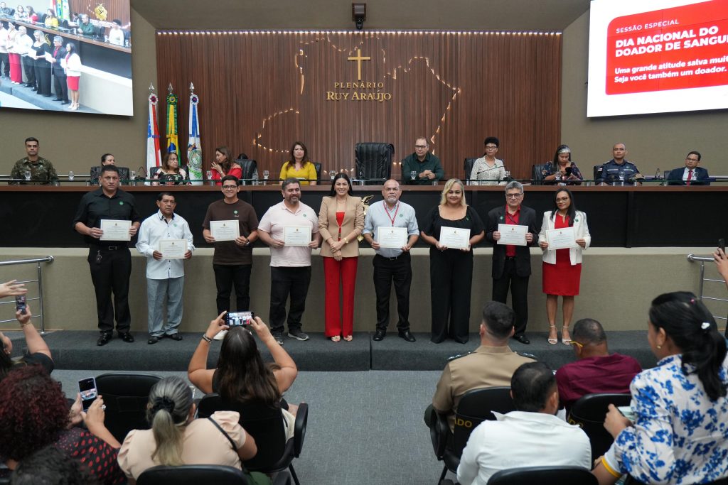 Deputada Mayra Dias exalta protagonismo dos doadores de sangue em Sessao Especial na Aleam Foto Aguilar Abecassis 1024x683 o9swQy