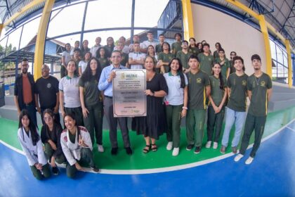 Deputado Joao Luiz participa da entrega da Escola Marcantonio Vilaca I revitalizada na zona Norte Foto Mauro Smith 5kE8DG