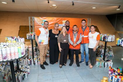 Comissao de Assistencia Social e Trabalho da Aleam entrega mais de tres mil frascos de aerossois arrecadados na campanha E28098Reciclar Ajuda a Sarar Foto Tadeu Rocha 1024x683 E2KRta