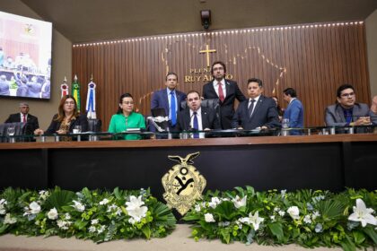 Presidente Roberto Cidade comanda votacao que apreciou 154 materias legislativas entre elas o PLOA 2025 Foto Herick Pereira xFGYpO