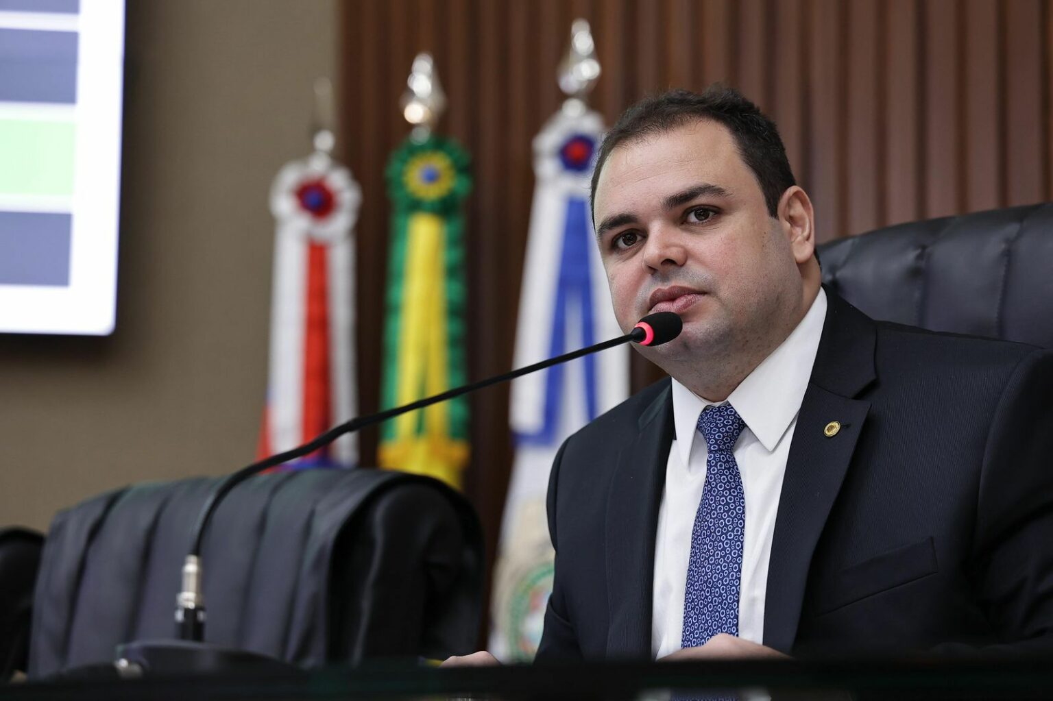 As vesperas da COP 30 Roberto Cidade destaca lei de sua autoria que incentiva o uso do biogas e do biometano Foto Rodrigo Brelaz TCa34h