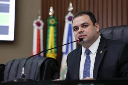As vesperas da COP 30 Roberto Cidade destaca lei de sua autoria que incentiva o uso do biogas e do biometano Foto Rodrigo Brelaz TCa34h