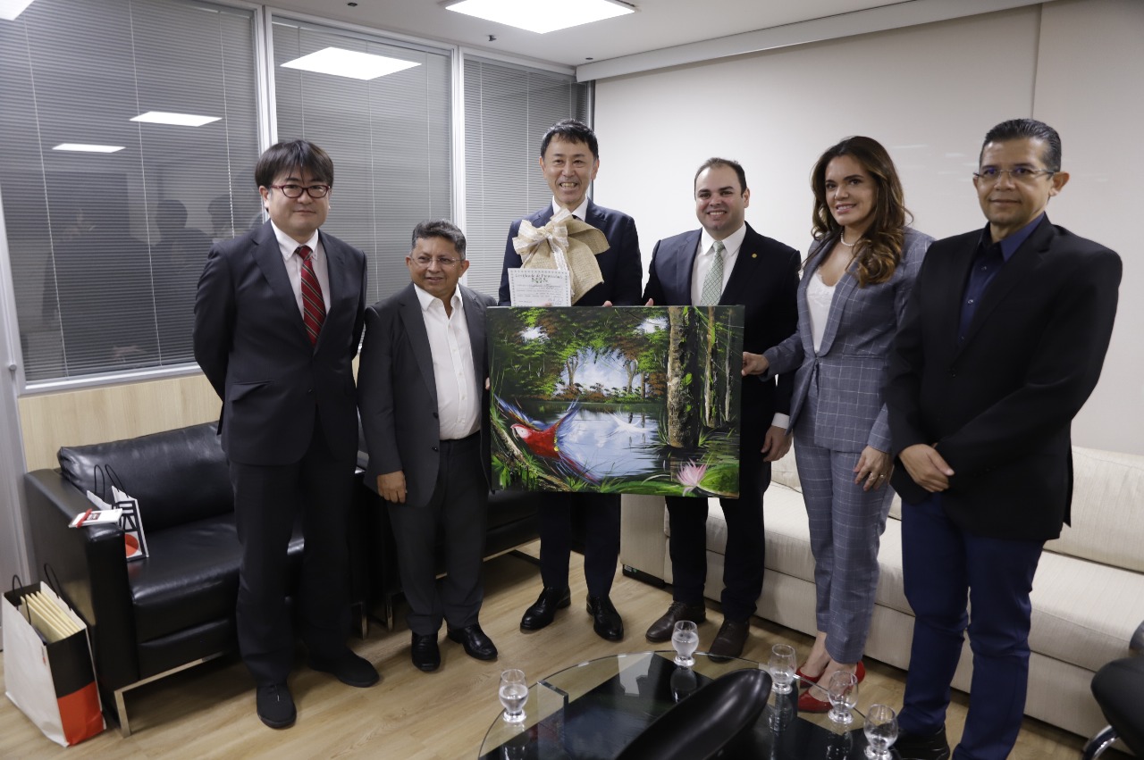 Assembleia Legislativa do Amazonas recebe a visita do consul geral do Japao em Manaus para fortalecimento de lacos bilaterais Foto Danilo Mello Aleam e4j2hr