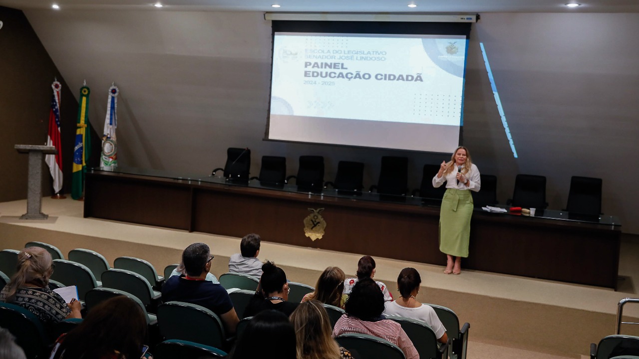 Segundo dia de Jornada Pedagogica aconteceu exposicao da gerencia de Educacao Cidada e perspectivas do nucleo de Direitos Humanos Foto Alberto Cesar Araujo Aleam QS0kn0