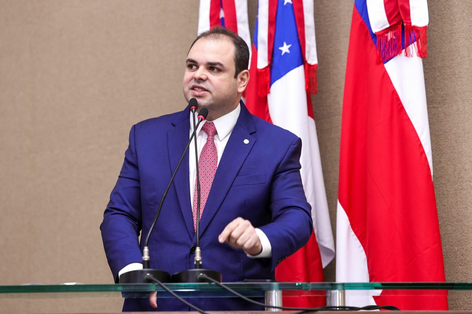 Presidente Roberto Cidade rebate criticas ao Legislativo Estadual e reforca papel dos deputados na destinacao de recursos para Manaus Foto Herick Pereira d8Ru1M