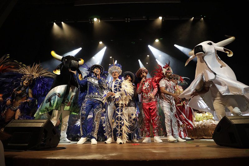 Temporada 2025 dos “Ensaios dos Bumbás” inicia neste sábado 2 Cultura Caprichoso e Garantido FOTO Alex Pazuello