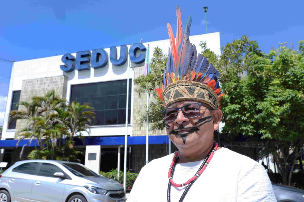 Secretaria de Educação promove campanha de autodeclaração étnico-racial em escolas de todo o Amazonas 5 Educacao Declaracao Etnico Racial Professor Sansao Foto Euzivaldo Queiroz 1 1024x682 1