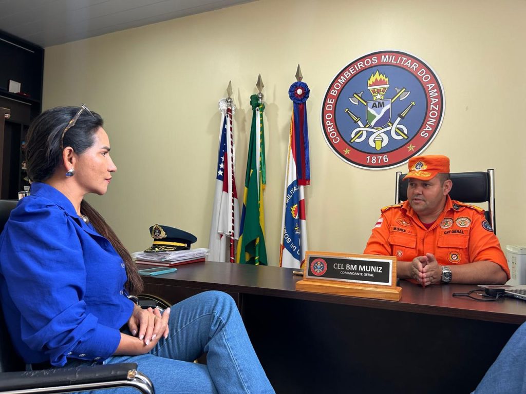 Corpo de Bombeiros e Prefeitura de Jutaí discutem implantação de base da instituição no município 3 Foto Paulo Bahia 1 1024x768 1