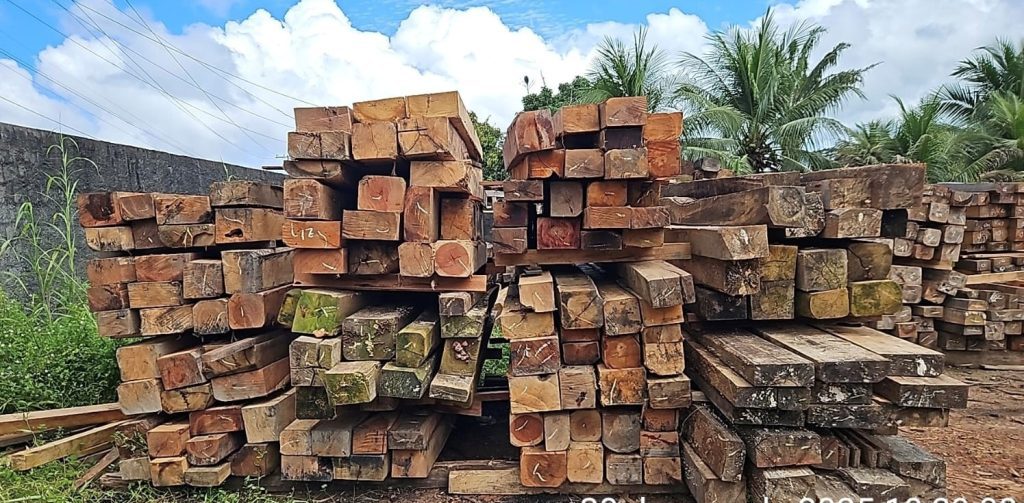 Ipaam e BPAmb fazem nova fiscalização no Ramal Santo Antônio, apreendem madeira ilegal e doam material 2 Madeiras apreendidas pelo Ipaam Foto 2 28 03 2025 1024x503 1