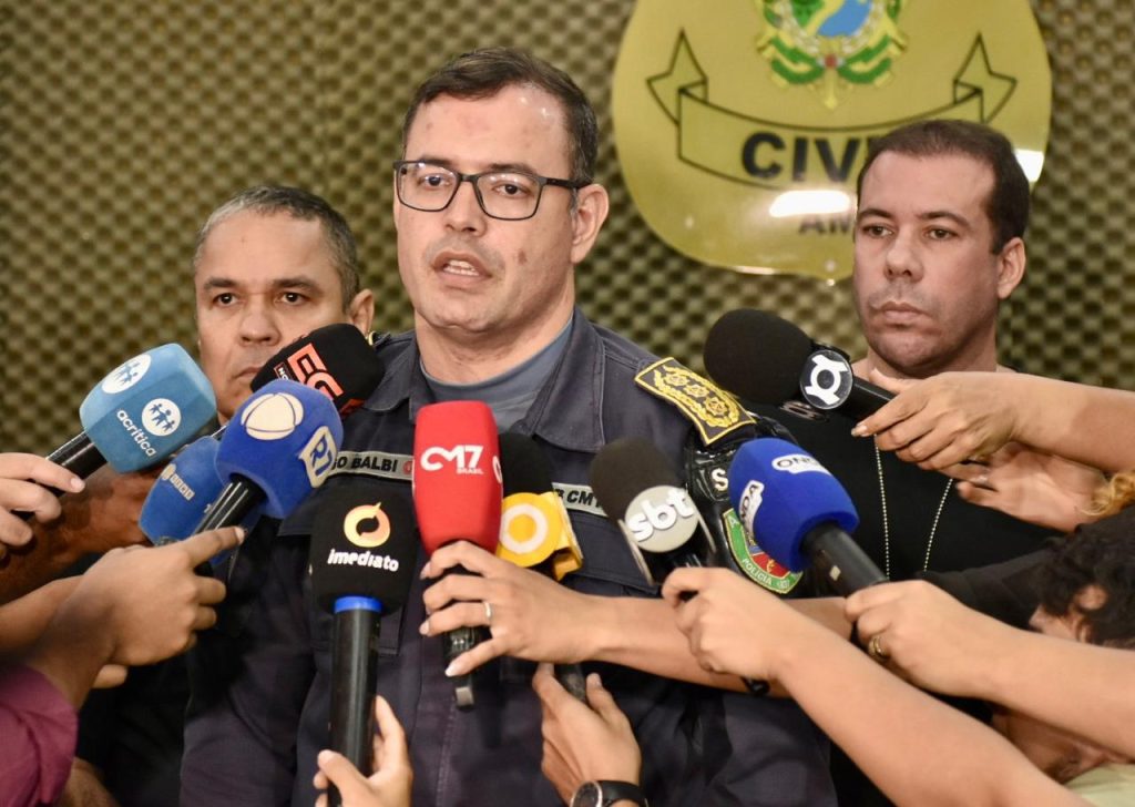 Em Anori, PC-AM e PMAM prendem dupla e apreendem cerca de uma tonelada de drogas avaliadas em R$ 10 milhões 12 PC AM SUBCOMANDANTE GERAL DA PMAM CORONEL THIAGO BALBI FOTO ERLON RODRIGUES 1024x728 1