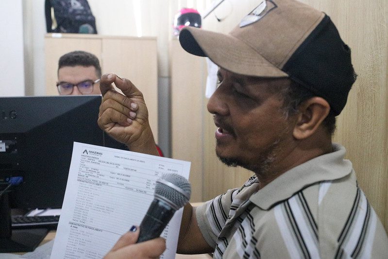 Procon-AM atende mais de 200 consumidores no primeiro dia do Feirão Limpa Nome e realiza mais de 100 acordos 7 Procon AM consumidor Arilson de Oliveira 2