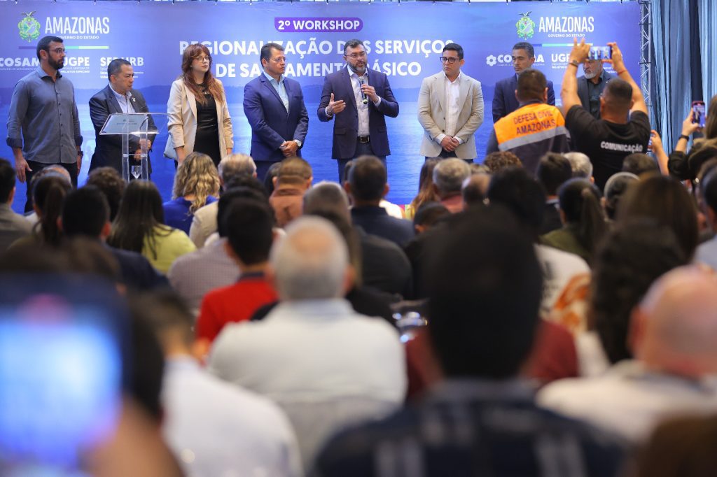 Governador Wilson Lima reforça importância de união com municípios para avanços em saneamento básico 2 SECOM SANEAMENTO BASICO FOTO DIEGO PERES 1024x682 1