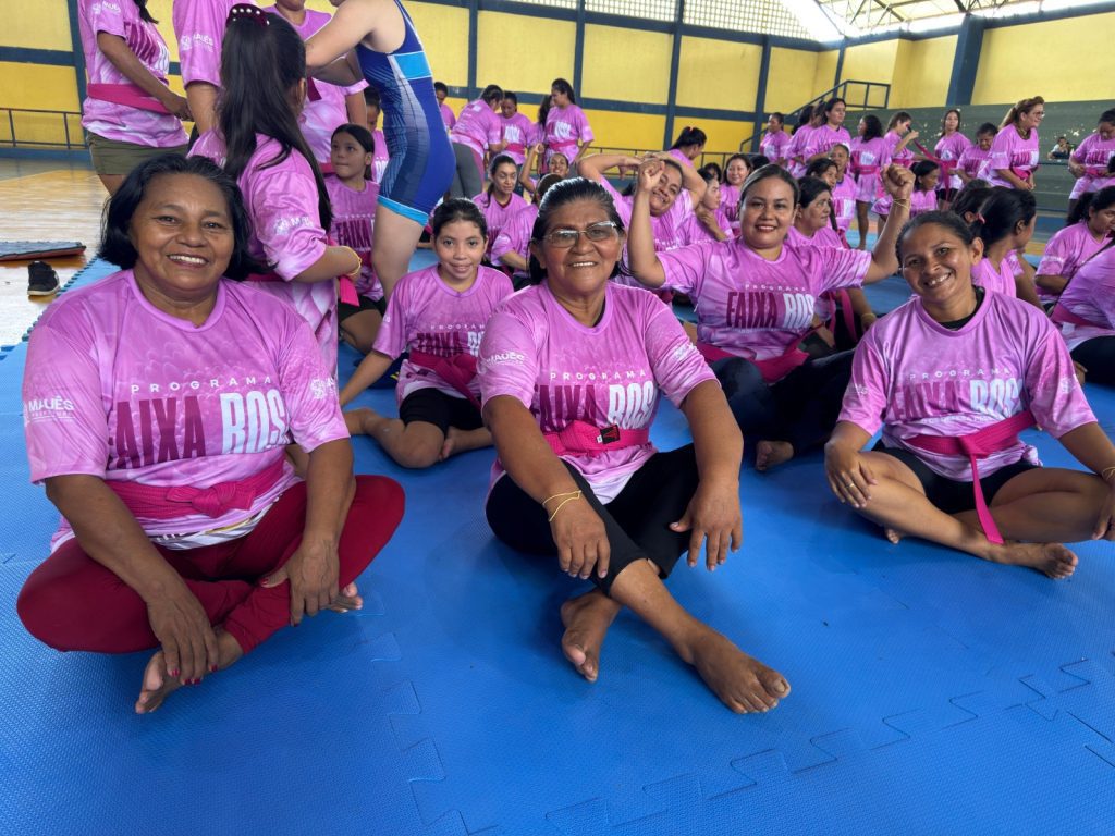 Em Maués, Sedel realiza edição inédita do Curso de Defesa Pessoal Feminina 9 SEDEL Participantes do Curso de Defesa Pessoal em Maues FOTO Divulgacao Sedel 1024x768 1