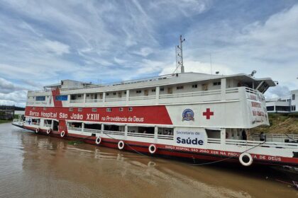 SES AM EXPEDICAO BARCO HOSPITAL SAO JOAO CHEGA EM ANORI FOTOS EVANDROSEIXAS SES AM 6 7e44Ze