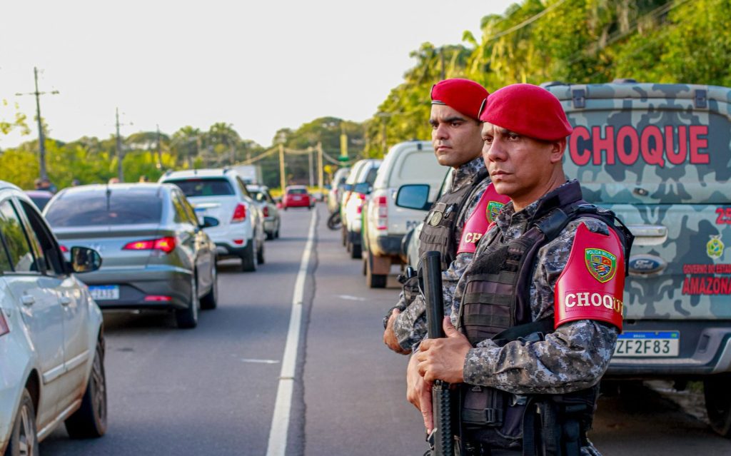 Operação Impacto é deflagrada em rodovia de acesso ao município de Iranduba 3 SSP AM OPERACAO IMPACTO IRANDUBA FOTOS VICTOR LEVY SSP AM 4 1024x639 1