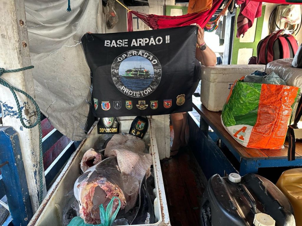 SSP AM APREENSAO PESCADO BA2 FOTOS ISRAEL AMORIM PMAM 3 1024x768 P8ZR5R