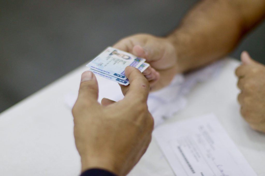Governo do Amazonas convoca migrantes para a retirada de Registro Nacional Migratório no PAC Compensa 2 Sejusc RNM no PAC Compensa Fotos Lincoln Ferreira 5 1024x682 1