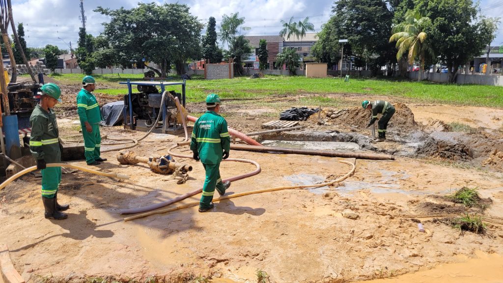 Prosai Parintins avança com as obras dos reservatórios de água, fase importante para a ampliação do abastecimento 3 UGPE OBRAS RESERVATORIOS PROSAI FOTO JOAO CARLOS MORAES 1 1024x576 1