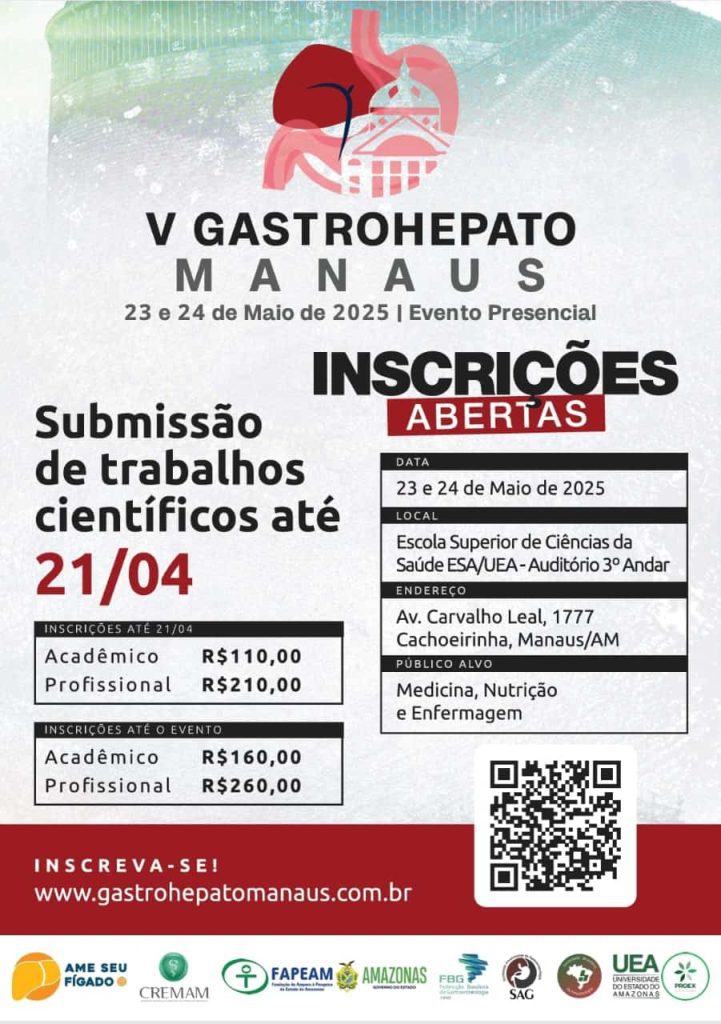 Com presença de especialistas locais e nacionais, UEA sedia 5ª Gastrohepato Manaus 7 V Gastrohepato 5 721x1024 1