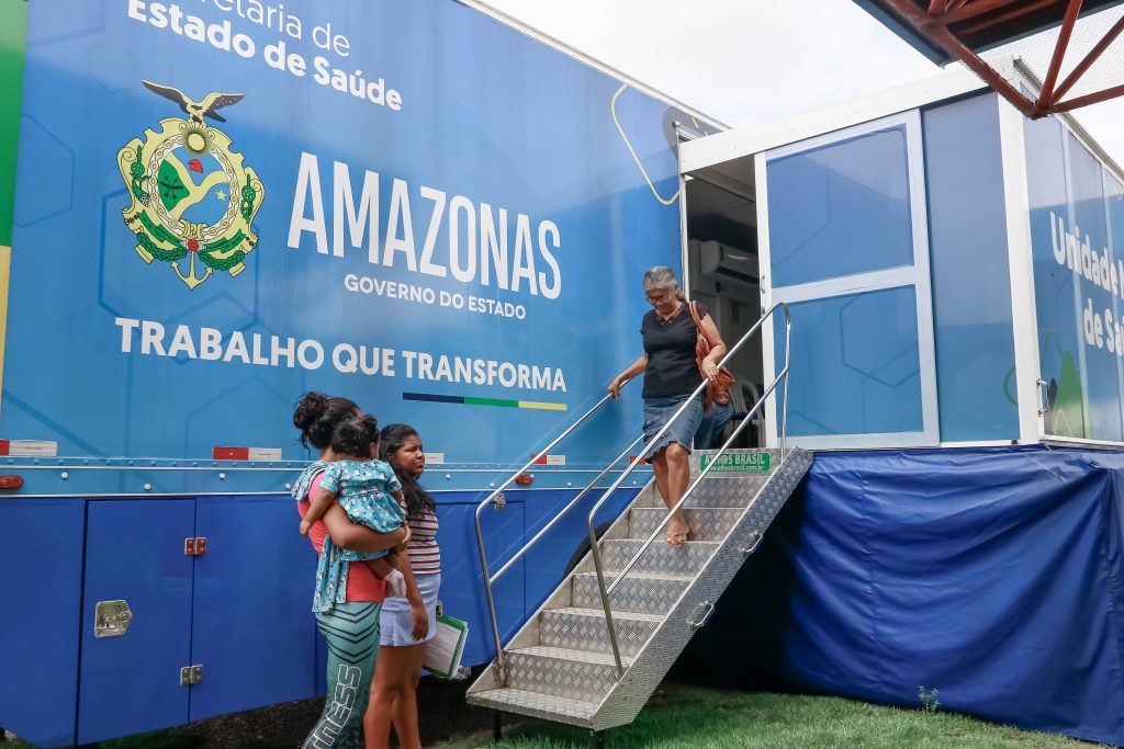 Carreta da Saúde do Governo do Amazonas retorna a Presidente Figueiredo com exames gratuitos 2 Carreta em presidente figueiredo Foto Evandro Seixas SES AM 2 1024x683 1