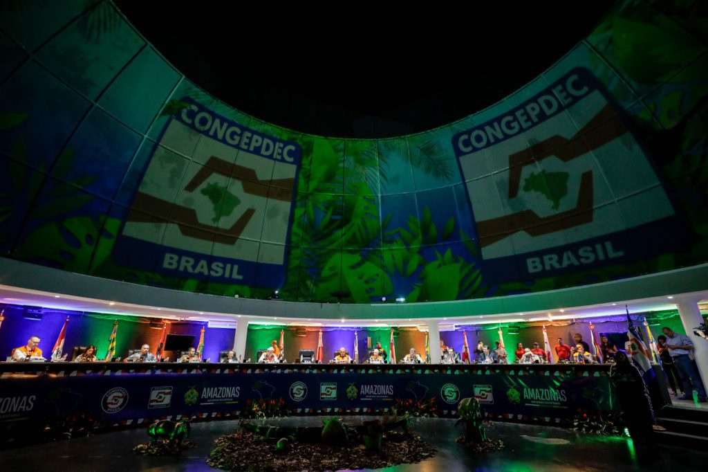 Durante encontro nacional de gestores de Defesa Civil, governador Wilson Lima destaca engajamento de diferentes secretarias para enfrentamento de impactos climáticos 7 Congepdec Foto Alex Pazuello Secom 3 1024x682 1