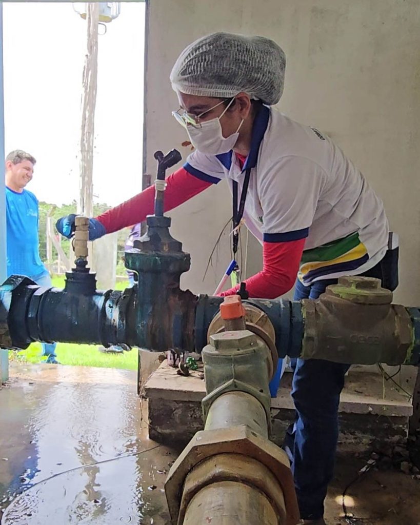 Cosama realiza diagnóstico do sistema de abastecimento de água em Rio Preto da Eva 3 Cosama 2 Fotos Felipe Leon 1 819x1024 1