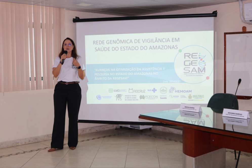 Fundações assinam termo para manutenção da Rede Genômica em Saúde do Amazonas 3 FCecon Katia Torres FOTO Mariana Monteiro