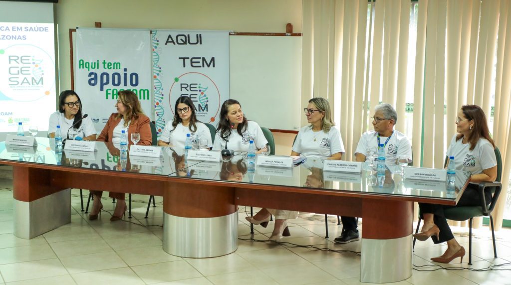 Fundações assinam termo para manutenção da Rede Genômica em Saúde do Amazonas 2 Fapeam simposio genomica FOTO Ayrton Lopes Fapeam 1024x571 1