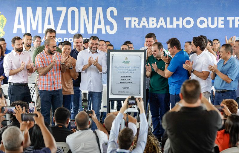 Inaugurada pelo Governo do Amazonas, nova ligação viária melhora mobilidade e reduz tempo de deslocamento em Manaus 3 Governador Wilson Lima 4