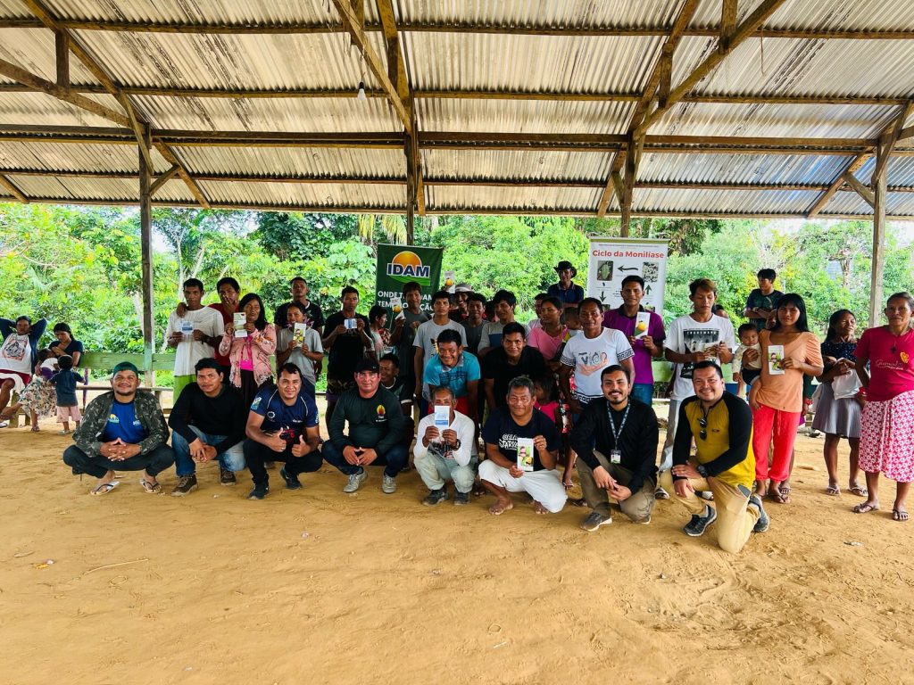 Em São Paulo de Olivença, Idam realiza emissão de 77 documentos para produtores rurais indígenas 2 Idam Emissao de documentos rurais em Sao Paulo de Olivenca manejadores de pirarucu indigenas Fotos divulgacao 3 1024x768 1