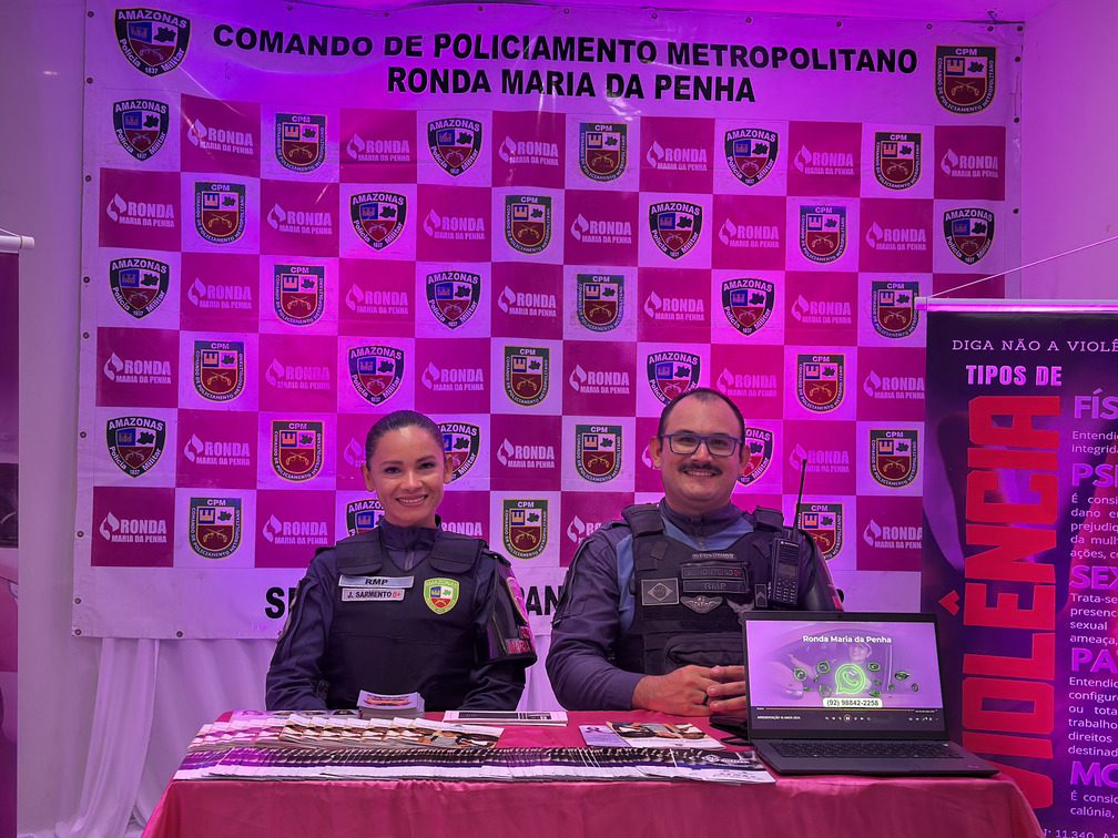 Polícia Militar do Amazonas destaca unidades operacionais e programas na abertura da EXPO PMAM 3 PMAM EXPO PMAM RONDA MARIA DA PENHA FOTO SAMARA AIRES PMAM