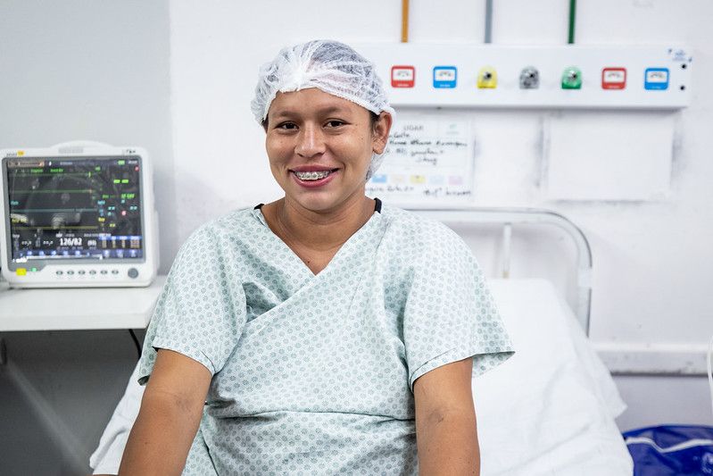 Parto raro de gêmeas siamesas é realizado com sucesso na rede pública de saúde do Amazonas 3 Parto raro de gemeas siamesas e realizado com sucesso na rede publica de saude do Amazonas 2 Elizanda da Costa Foto Arthur Castro Secom