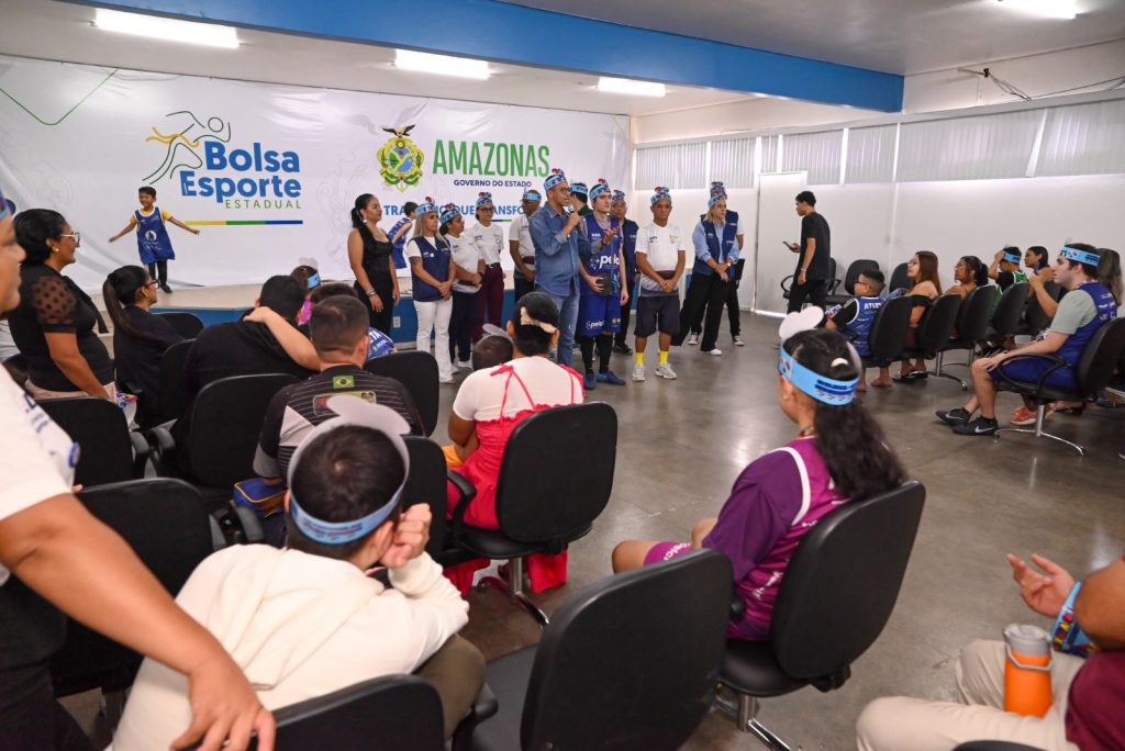 Sedel encerra semana de conscientização sobre o TEA com atividades inclusivas na Vila Olímpica de Manaus 2 SEDEL Atletas do Pelci e Familiares Participam do Encerramento das Atividades do Abril Azul FOTO Fabio Tavares Sedel 1024x684 1
