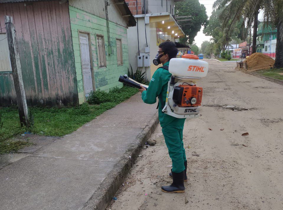 Boletim epidemiológico da FVS-RCP aponta redução 61% no número de casos de dengue no Amazonas 2 SES AM Controle da dengue FOTO Divulgacao FVS RCP