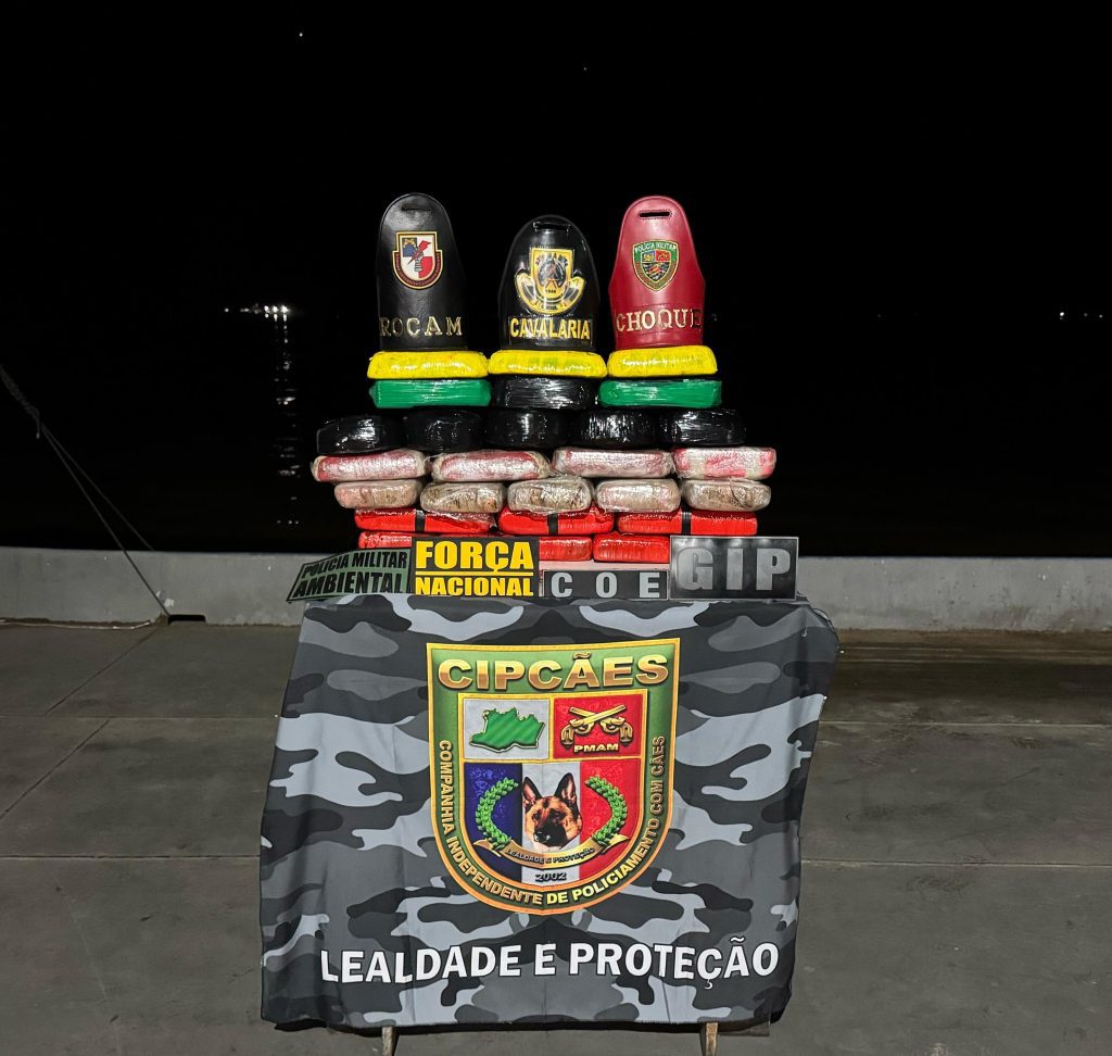 Base Arpão 3: PMAM prende homem com mais de R$ 1,8 milhão em drogas 2 SSP AM DROGAS ARPAO3 FOTO DIVULGACAO SSP AM 1024x972 1