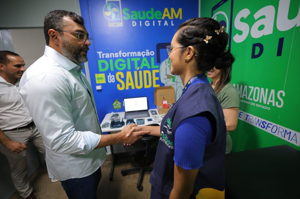 Saúde AM Digital: Governador Wilson Lima vistoria instalação de salas que vão receber serviço de Telessaúde 9 Saude AM Digital Governador Wilson Lima vistoria instalacao de salas que vao receber servico de Telessaude 1 Foto Alex Pazuello e Diego Peres Secom 1024x682 1